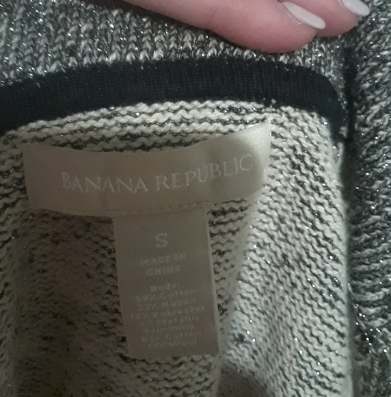 Banana republic Light sparkley blazer/sweater - Picture 3 of 6